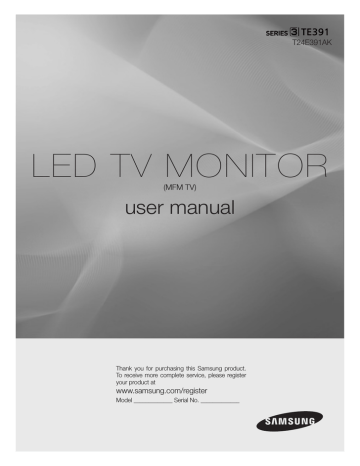 Samsung T24E391AK User manual Samsung T24E391AK User manual