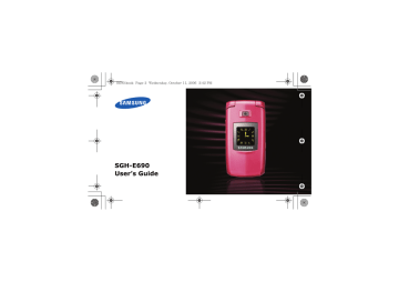 Samsung SGH-E690S, SGH-E690 User manual Samsung SGH-E690S, SGH-E690 User manual