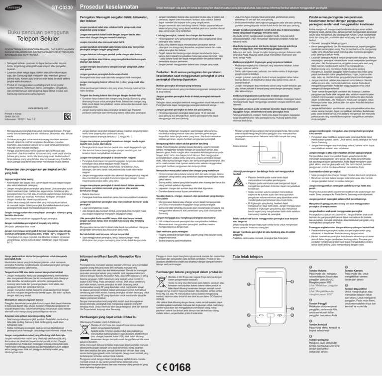 Samsung GT-C3330 User manual Samsung GT-C3330 User manual