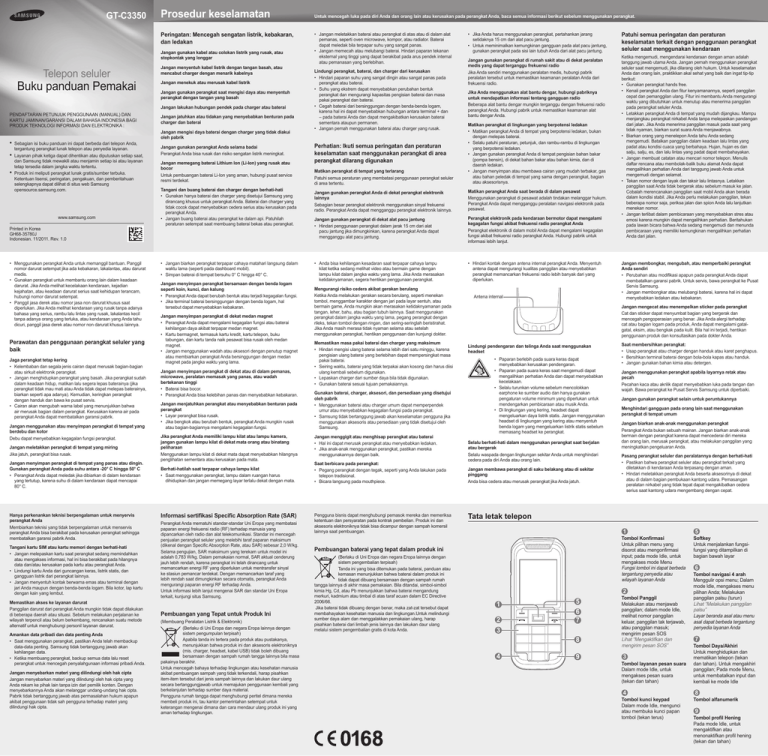 Samsung GT-C3350 User manual Samsung GT-C3350 User manual