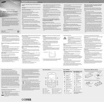 Samsung GT-E2222 User manual Samsung GT-E2222 User manual
