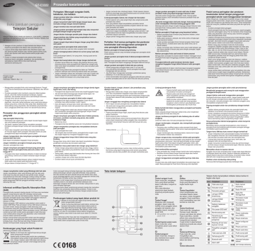 Samsung GT-C3322 User manual Samsung GT-C3322 User manual