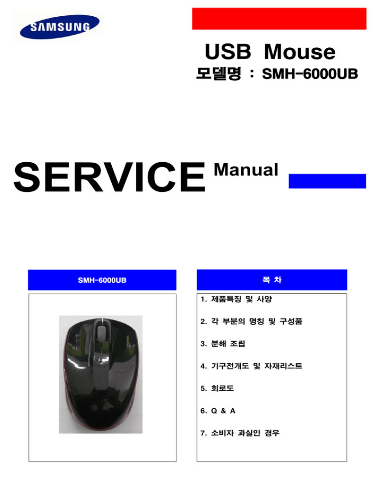 Samsung SMH-6000UB User manual Samsung SMH-6000UB User manual