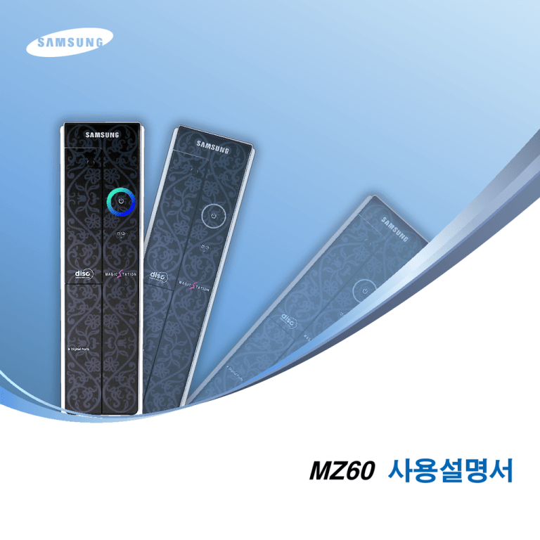 Samsung DM-Z60 User manual Samsung DM-Z60 User manual