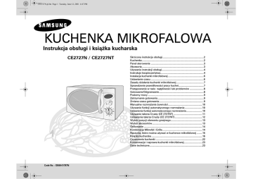 Samsung CE2727N, CE2717N User manual Samsung CE2727N, CE2717N User manual