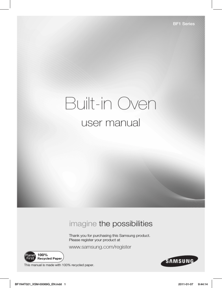 Samsung BF1N4T021 User manual Samsung BF1N4T021 User manual