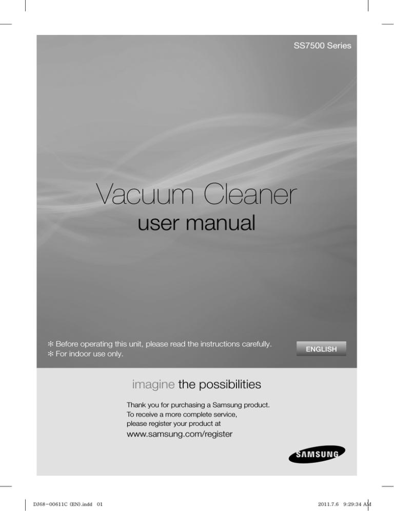 Samsung SS7550, SS7555 User's manual Samsung SS7550, SS7555 User's manual