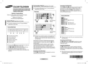 Samsung CS21B850F6 User manual | Manualzz