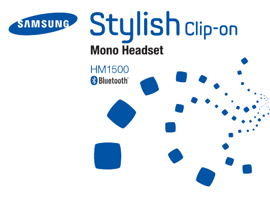 Samsung HM1500, BHM1500 User manual Samsung HM1500, BHM1500 User manual
