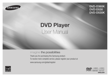 Samsung DVD-E360K User manual | Manualzz