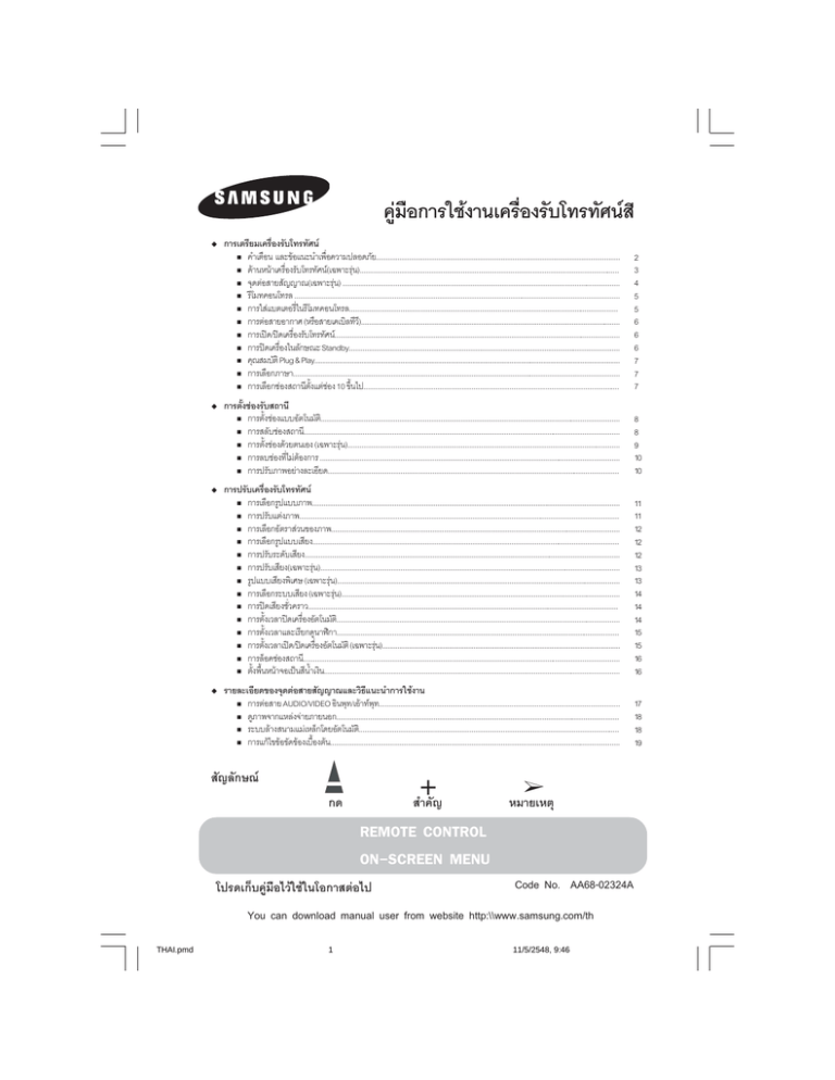 Samsung CS-21K9ML Owner's manual Samsung CS-21K9ML Owner's manual