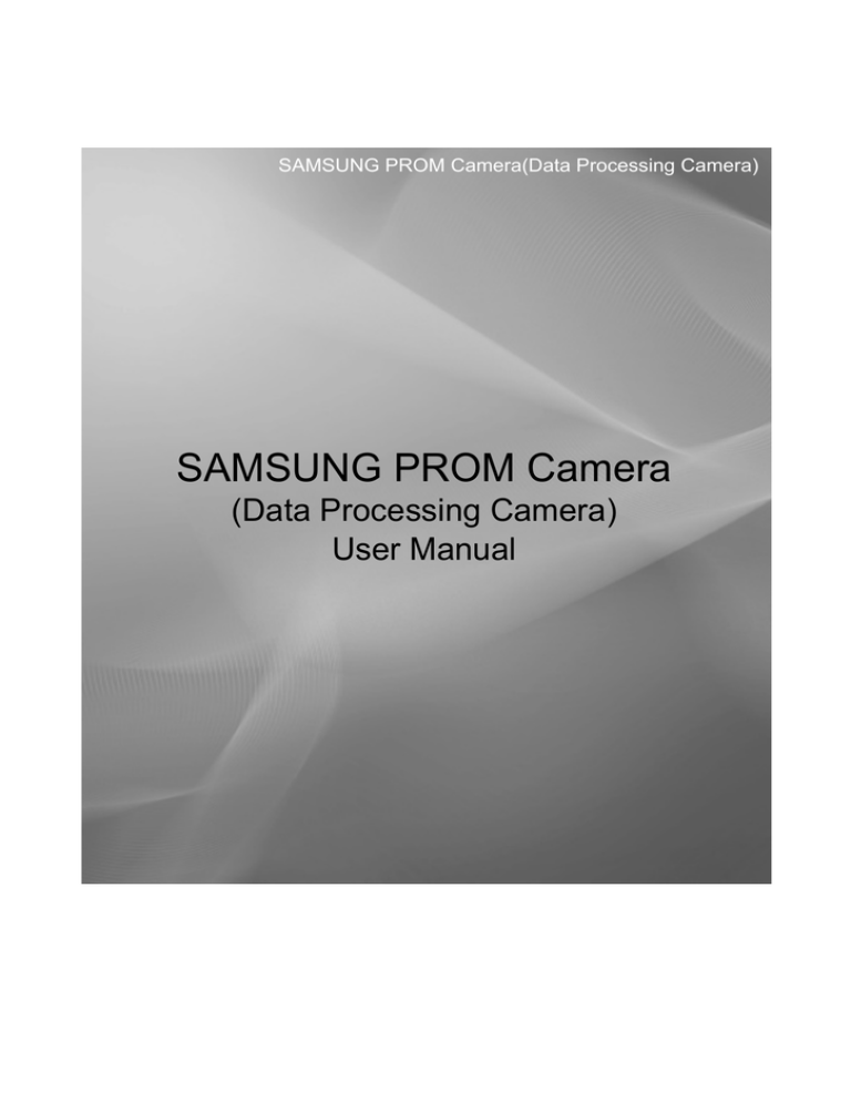 Samsung PROM User manual Samsung PROM User manual