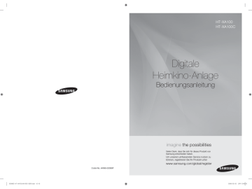 Samsung HT-XA100 User manual Samsung HT-XA100 User manual