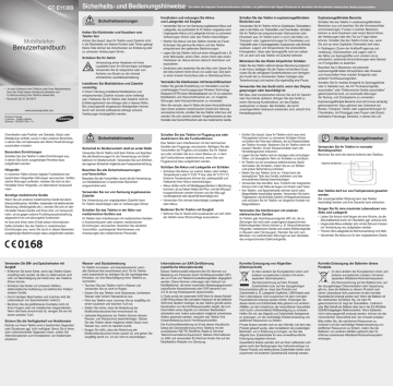 Samsung GT-E1130, GT-E1130/B User manual Samsung GT-E1130, GT-E1130/B User manual