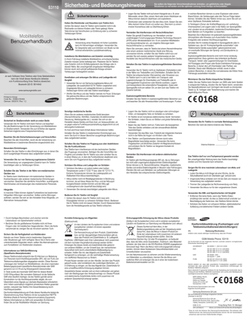 Samsung GT-S3110 User manual Samsung GT-S3110 User manual