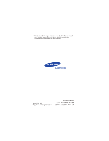 Samsung SGH-C200, SGH-C200N User manual Samsung SGH-C200, SGH-C200N User manual