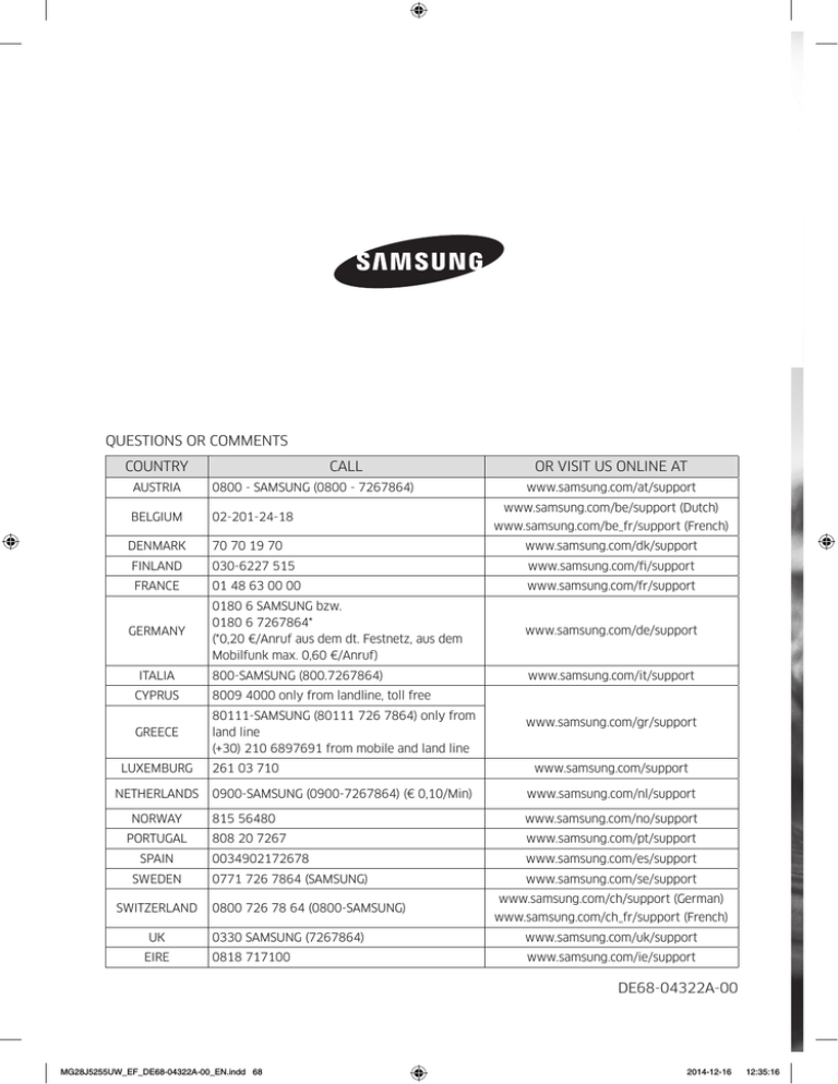 Samsung MG28J5255UW User manual Samsung MG28J5255UW User manual