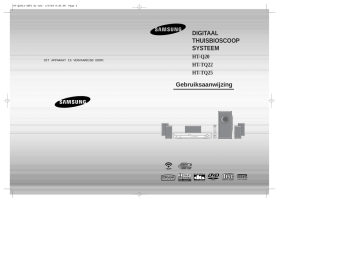 Samsung HT-TQ22 Handleiding | Manualzz