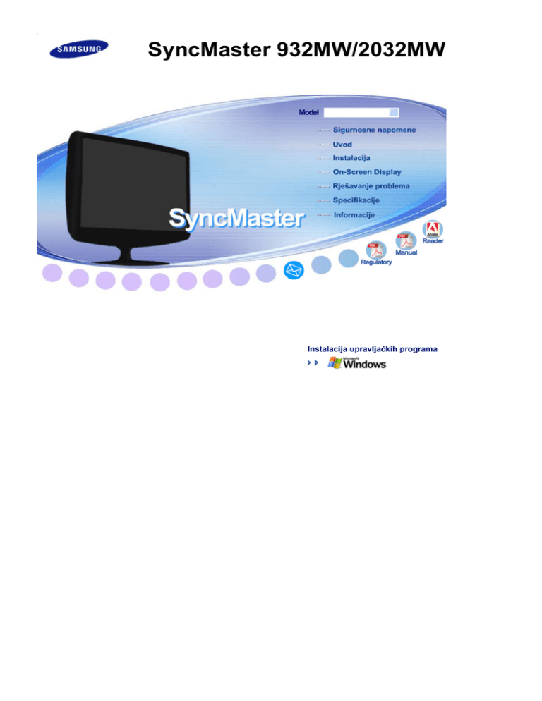 Samsung 932MW, 2032MW User's manual Samsung 932MW, 2032MW User's manual