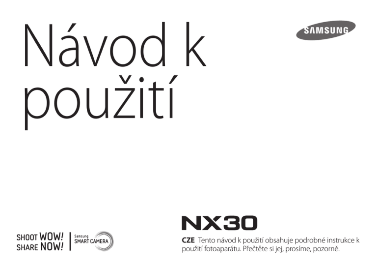 Samsung NX30 User guide Samsung NX30 User guide
