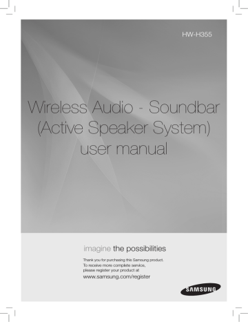 Samsung HW-H355 User manual | Manualzz