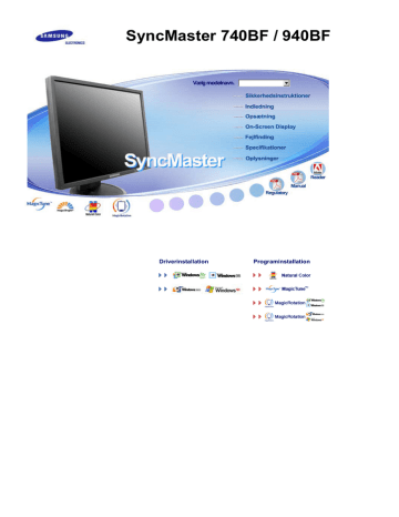 Samsung 940BF Betjeningsvejledning | Manualzz Samsung 940BF Betjeningsvejledning | Manualzz