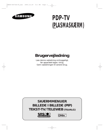 Samsung PS-42S4S Betjeningsvejledning | Manualzz Samsung PS-42S4S Betjeningsvejledning | Manualzz