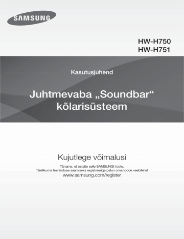 Samsung HW-H751, HW-H750, HW-F751 User manual Samsung HW-H751, HW-H750, HW-F751 User manual