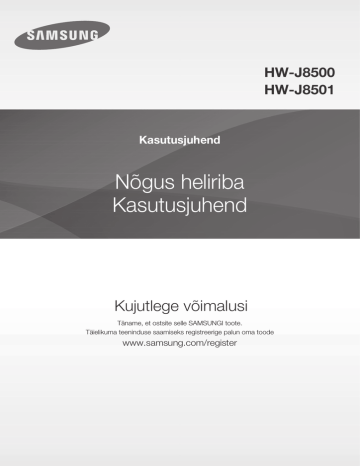 Samsung HW-J8500 User manual Samsung HW-J8500 User manual