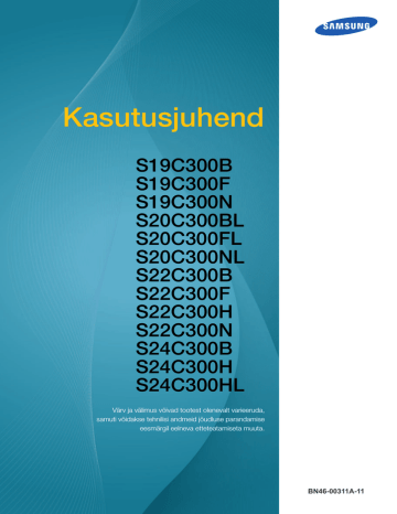 Samsung S24C300B Kasutusjuhend | Manualzz Samsung S24C300B Kasutusjuhend | Manualzz