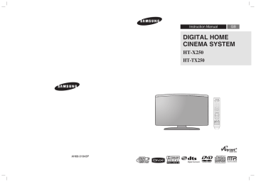 Samsung HT-TX250, HT-X250 User manual Samsung HT-TX250, HT-X250 User manual
