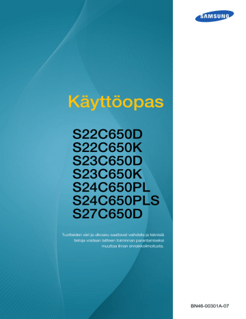 Samsung S24C650PL Kasutusjuhend | Manualzz