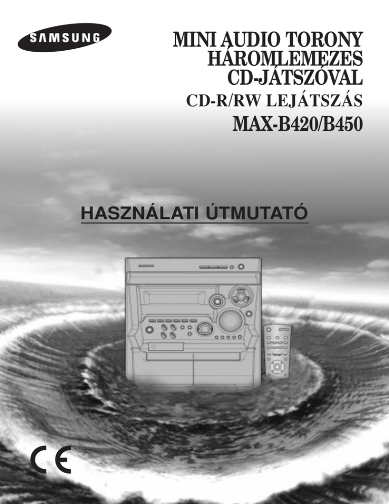 Samsung MAX-B420, MAX-B450 User manual Samsung MAX-B420, MAX-B450 User manual