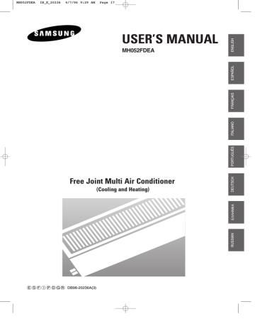 Samsung MH052FDEA User manual Samsung MH052FDEA User manual