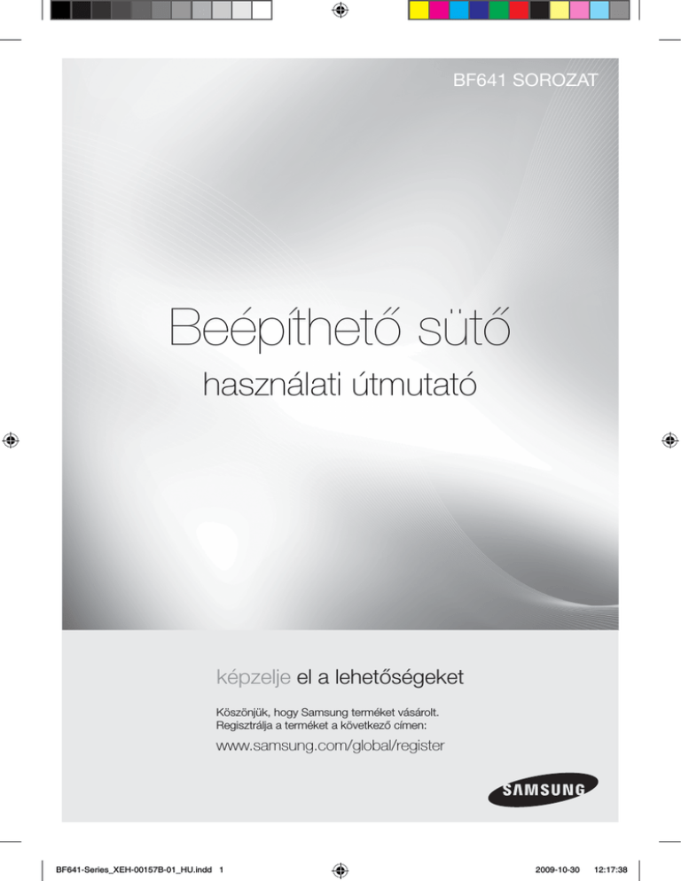 Samsung BF641FSTP, BF641FGB User's manual Samsung BF641FSTP, BF641FGB User's manual
