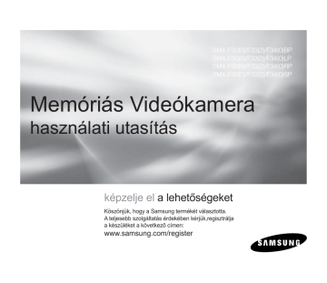 Samsung SMX-F30BP Felhasználói kézikönyv | Manualzz