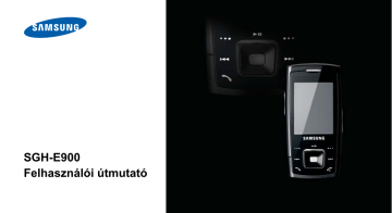 Samsung SGH-E900 User manual | Manualzz