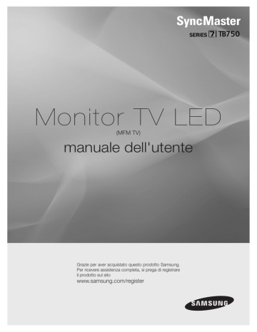 Samsung T27B750EW Manuale utente | Manualzz Samsung T27B750EW Manuale utente | Manualzz
