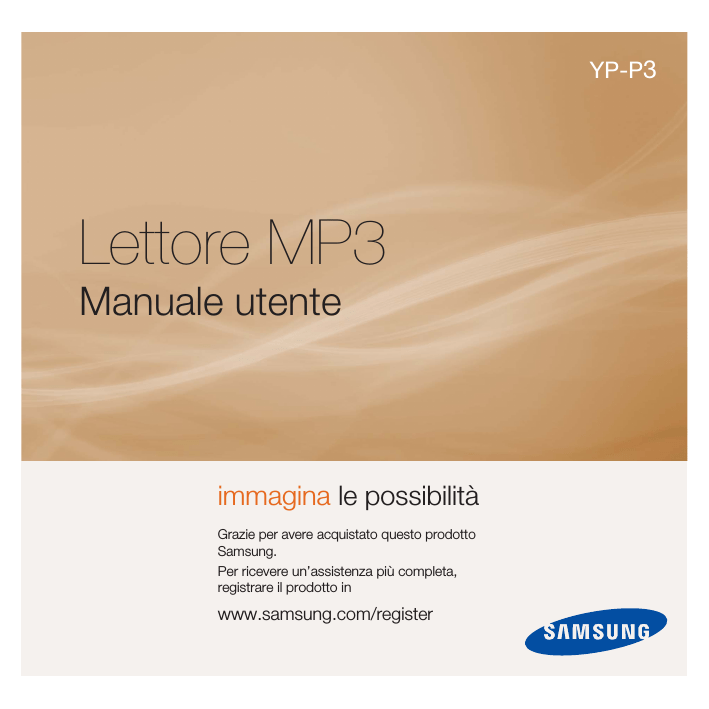 Samsung YP-P3JEB, YP-P3JCB, YP-P3JES, YP-P3JCS User manual Samsung YP-P3JEB, YP-P3JCB, YP-P3JES, YP-P3JCS User manual