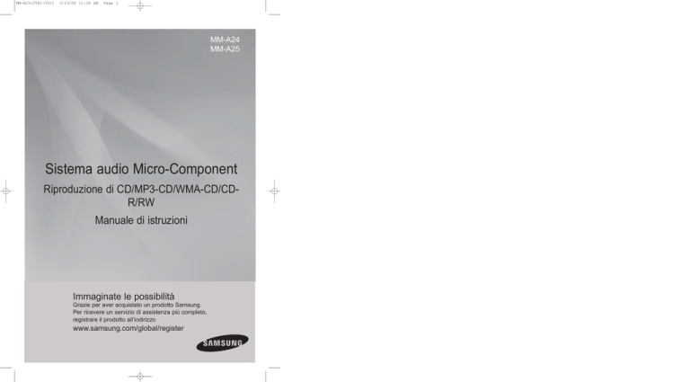 Samsung MM-A24, MM-A25 User manual Samsung MM-A24, MM-A25 User manual