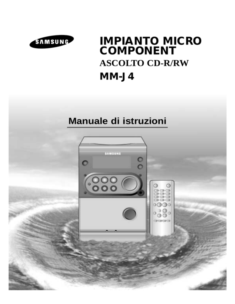 Samsung MM-J4 User manual Samsung MM-J4 User manual