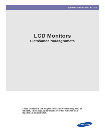 Samsung NC240 Lietotāja rokasgrāmata | Manualzz