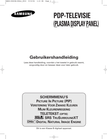 Samsung PS-42P4A1 User manual Samsung PS-42P4A1 User manual
