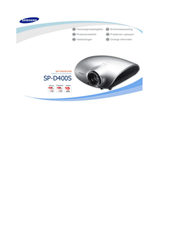 Samsung SP-D400S User manual Samsung SP-D400S User manual