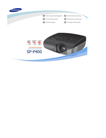 Samsung SP-P400B, SP-P400 User manual Samsung SP-P400B, SP-P400 User manual