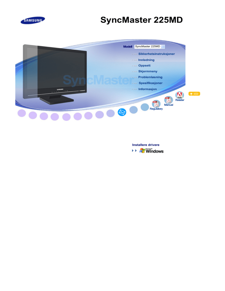 Samsung 225MD Owner's manual Samsung 225MD Owner's manual