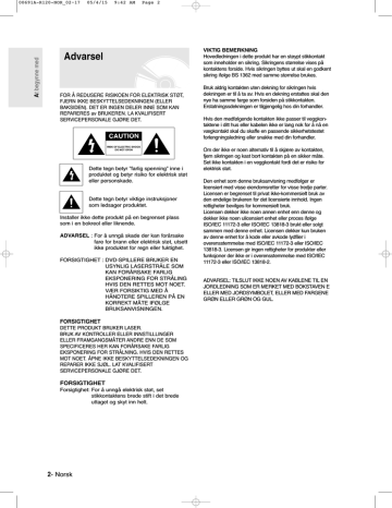 Samsung DVD-R121 Betjeningsvejledning | Manualzz