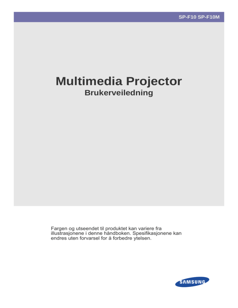 Samsung SP-F10 Owner's manual Samsung SP-F10 Owner's manual