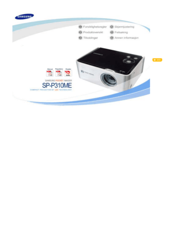 Samsung SP-P310ME Owner's manual Samsung SP-P310ME Owner's manual