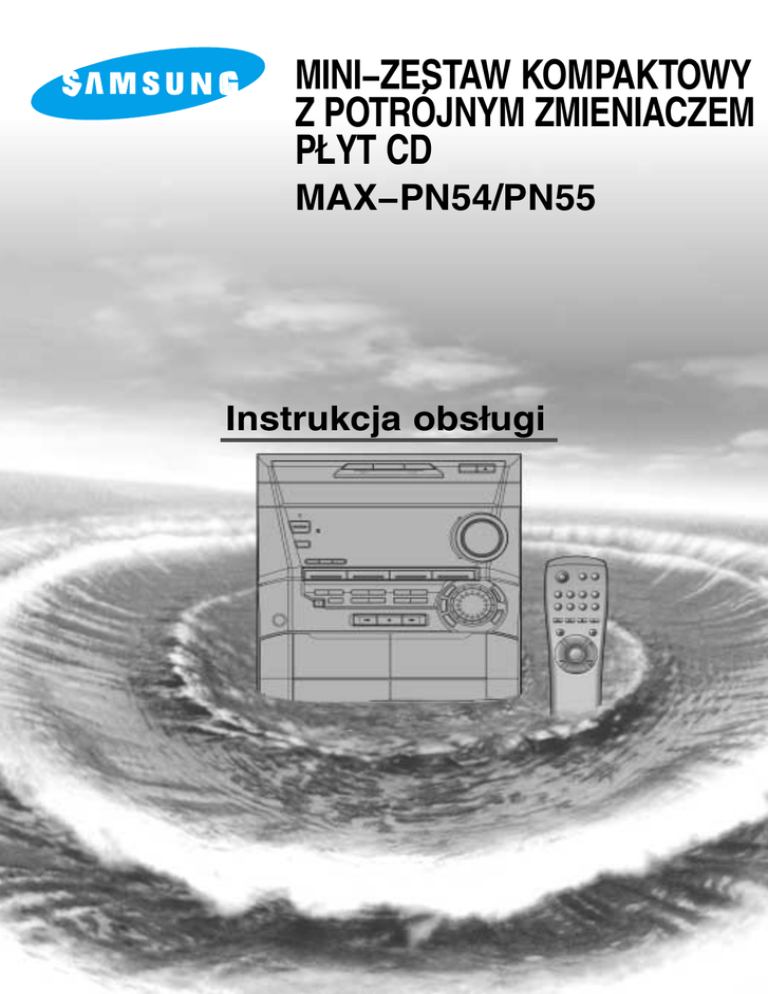 Samsung MAX-PN54 Owner's manual Samsung MAX-PN54 Owner's manual